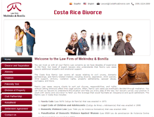 Tablet Screenshot of costaricadivorce.com